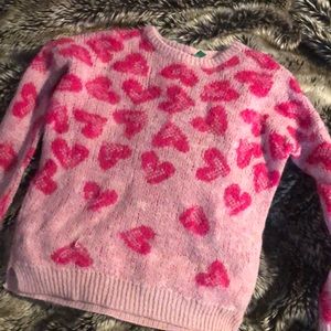 Benetton heart sweater